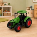 Traktor Rolniczy Farmerski Gospodarski Gumowe Koła Zielony 1:24
