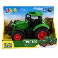 Traktor Rolniczy Farmerski Gospodarski Gumowe Koła Zielony 1:24