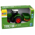 Traktor Rolniczy Farmerski z Siewnikiem Gumowe Koła Maszyna Rolnicza 1:24