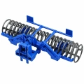 Traktor Rolniczy Farmerski Gospodarski z Wałem Uprawowym Zielony 1:24