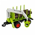 Traktor Zdalnie Sterowany RC z Przyczepą Leśną i Chwytakiem Do Drewna 1:24