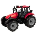 Mały Traktor Rolniczy Farmerski Otwierana Maska Czerwony 13 cm