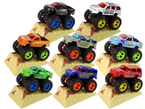 Monster Truck Big Foot z napędem naciągowym i rampą