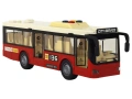 Autobus Na Baterie Światła Dźwięki Czerwony Miejski  1:16