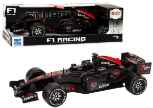 Czarna wyścigówka F1 1:10 z napędem, światłem i dźwiękiem