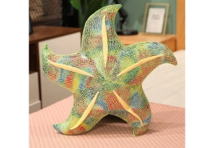 Maskotka pluszowa Rozgwiazda zielona poduszka 45 cm