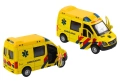 Ambulans Karetka 1:32 Otwierane Drzwi Światła Dźwięki Napęd Żółt