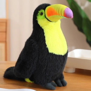 Pluszowy Tukan – maskotka żółta 35 cm