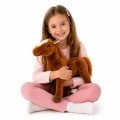 Pluszowy Koń Pluszak Maskotka Przytulanka Brązowy 40cm x 37cm