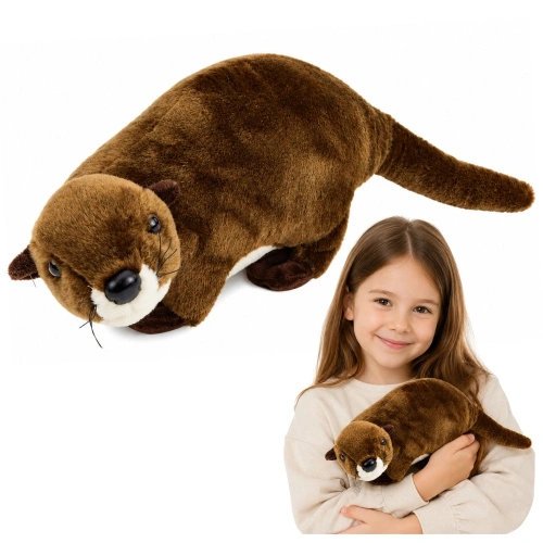 Pluszowa Maskotka Przytulanka Wydra Brązowa 37cm