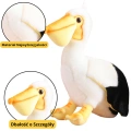 Pluszowy Pelikan Ptak Pluszak Maskotka Przytulanka 24cm