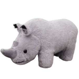 Maskotka pluszowa nosorożec szary 30 cm Lean Toys