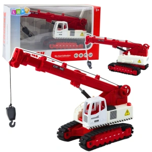 Dźwig gąsienicowy z obrotową kabiną, światłem i dźwiękiem Lean Toys