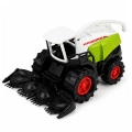Zestaw Pojazdów Rolniczych Traktor Sieczkarnia Przyczepy 1:68 4 szt.