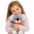 Miś Koala Pluszak Obciążeniowy Terapeutyczny Maskotka 1.3 KG Szary 35 cm