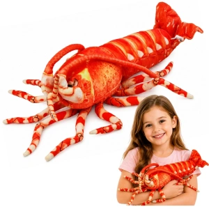 Pluszowa maskotka przytulanka duża krewetka 55 cm