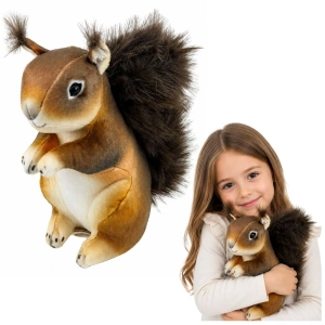 Pluszowa wiewiórka – realistyczna maskotka brązowa 22 cm