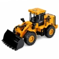 Pojazd Budowlany Koparka Z Ruchomą Łyżką Światła Dźwięki Żółta 1:43