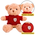Pluszowa Maskotka Przytulanka Miś Beżowy Czerwony Sweterek 40cm