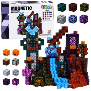 Klocki magnetyczne Pixel Mroczny Świat – 100 elementów