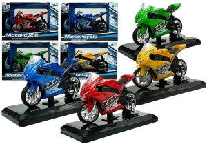 Sportowy motocykl z dźwiękami 1:18 – 4 kolory