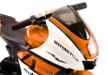 Motorek Trójkołowy Dla Dzieci HT-5188 Światła LED MP3 Pomarańczowy