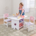 KIDKRAFT DREWNIANY STOLIK I 2 KRZESEŁKA SERDUSZKO 26913