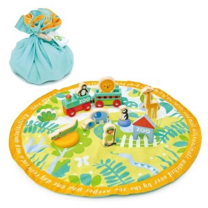 TENDER LEAF TOYS MATA DO ZABAWY Z DREWNIANYMI ZABAWKAMI - SAFARI TL8360