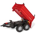 ROLLY TOYS PRZYCZEPA WYWROTKA DO TRAKTORA MEGA TRAILER CZERWONA 2 OSIE 123018