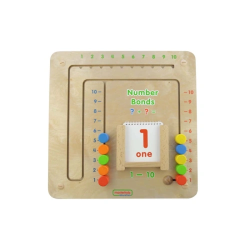 MASTERKIDZ TABLICA EDUKACYJNA NAUKA DODAWANIA ŁĄCZENIE LICZB ME06875
