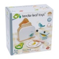 TENDER LEAF TOYS DREWNIANY TOSTER Z ZESTAWEM ŚNIADANIOWYM TL8226