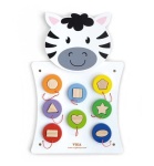 VIGA DREWNIANA TABLICA ŚCIENNA DOPASUJ KSZTAŁTY ZEBRA 50681