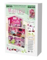 ECOTOYS DREWNIANY DOMEK DLA LALEK BARBIE REZYDENCJA MALIBU Z WINDĄ 4118