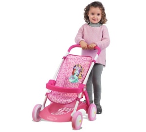 SMOBY DISNEY PRINCESS WÓZEK SPACEROWY DLA LALEK 254011