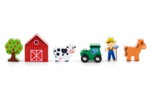 VIGA DREWNIANE FIGURKI - FARMA 50812