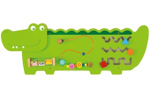 VIGA SENSORYCZNA TABLICA MANIPULACYJNA KROKODYL 50469